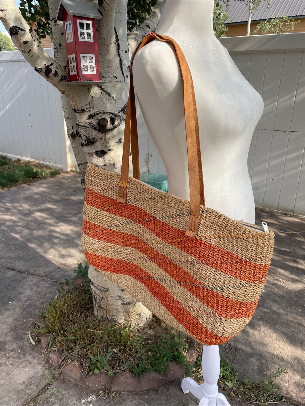 Vintage Extra Large Sisal Tote